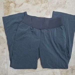 Liz Lange Gray Maternity Slacks